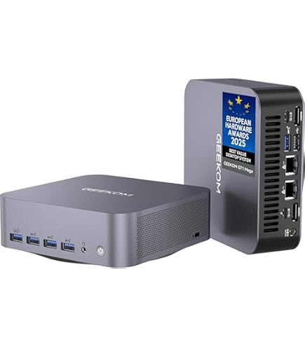 GEEKOM Mini PC A8 Series, AMD Ryzen 9 8945HS (8 Core/16 Thread Max